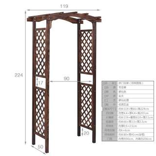 急速发货庭院铁艺拱门花架爬藤架简易阳台葡萄架 户外花园装饰拱