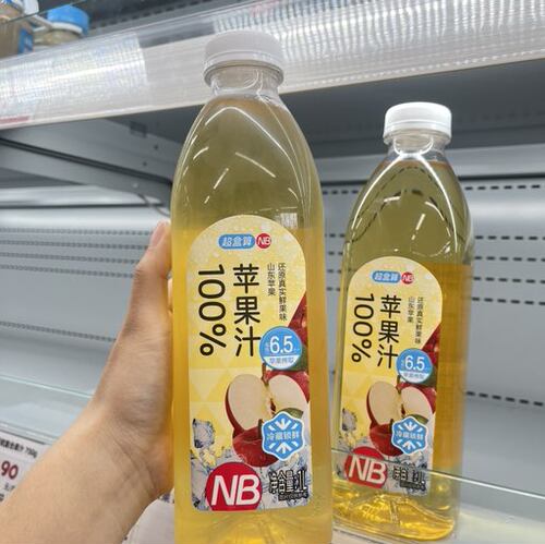盒马超盒算NB代购苹果汁1L清爽