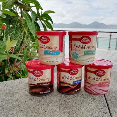 Betty Crocker Frosting贝蒂妙厨糖霜涂层香草多口味蛋糕伴侣453g