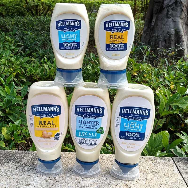 Hellmann's Mayonnaise西班牙方便轻怡沙拉酱料 好乐门纯正