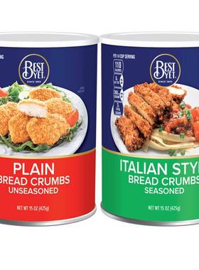 美国进口百益牌原味意大利味面包糠Best Yet Plain Bread Crumbs
