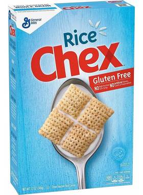 美国进口通用磨坊全谷物烘烤脆米片340g General mills Rice Chex