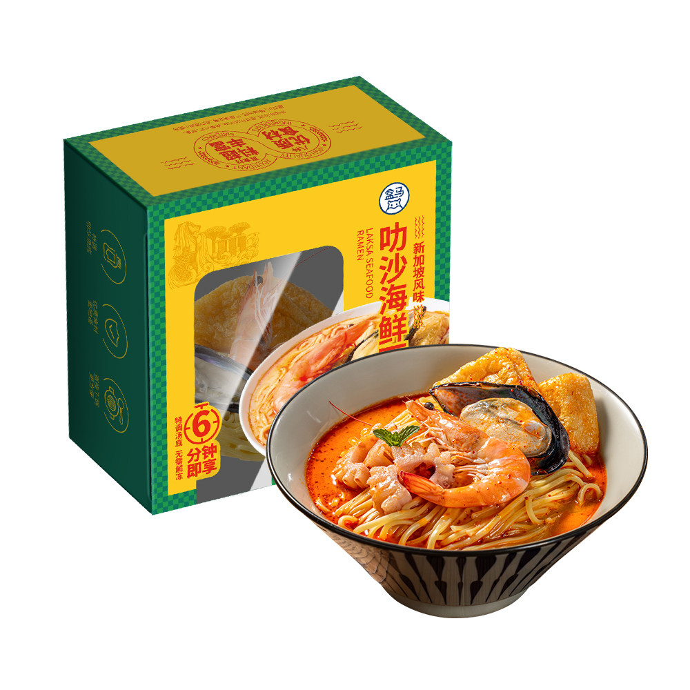 盒马 新加坡风味 叻沙海鲜面 640g顺丰发货,粮油调味/速食/干货/烘焙,待煮速食面/拉面/面皮/西式面,淘宝优惠券,粉丝福利购,淘宝优惠卷