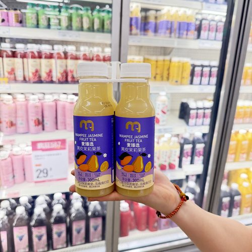 麦臻选黄皮茉莉果茶300ml*4