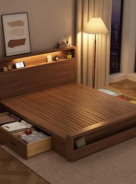 CBD家居北欧实木床简约现代日式1.5m床双人床主卧床床