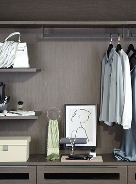 北欧轻奢风样板房衣帽间摆件软装展厅样板间衣服包包衣柜装饰品