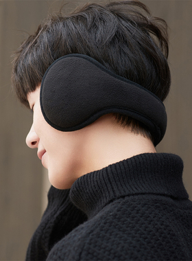 耳罩男潮冬天加厚加绒保暖防冻耳捂子女防风耳包防寒骑车后带耳套