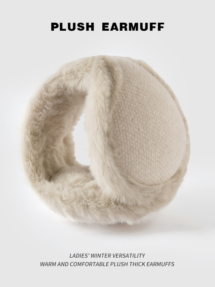 SOLID COLOR EARMUFFS MENS AND WOMENS WINTER FLEECE RIDING EAR WARMERS EAR WARMERS REAR WEAR ANTIFREEZE EAR BAGS EAR COVERS
