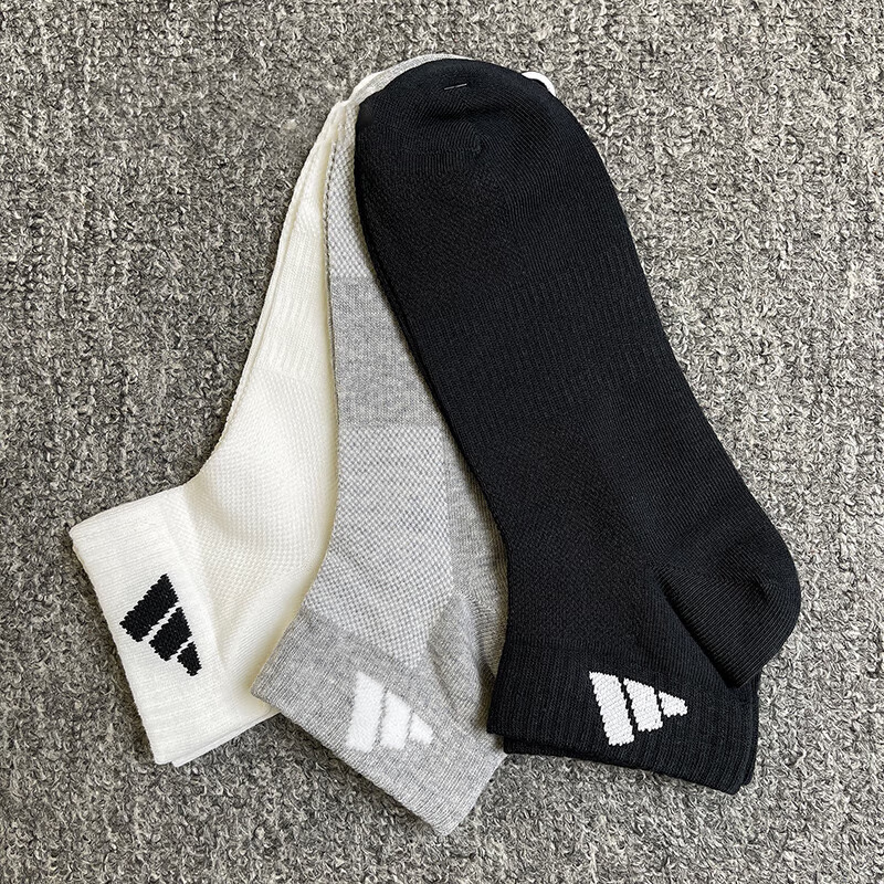 阿迪达斯休闲透气短筒袜假一罚十