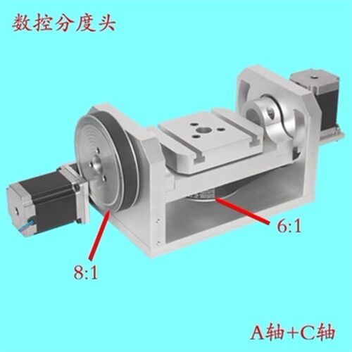 热销五轴数控转台配件电动分度头 工业机械用旋转台
