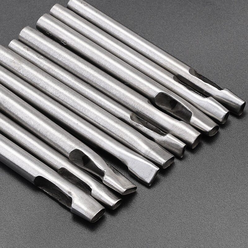 热销裤腰带打孔冲子皮带打孔器圆冲扁冲椭圆冲头水滴冲打孔工具铳