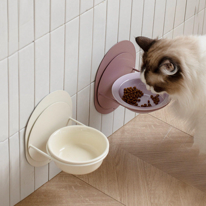 陶瓷猫碗宠物猫咪碗飞碟猫狗碗