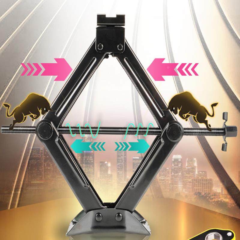 手摇千斤顶小汽车用省力车载2吨3吨车用千金顶便携式换胎液压卧式