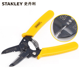 。STANLEY剥线钳自动多功能电工钳剪线弯线电线剥皮拨线剥线器工