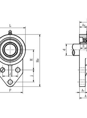 LK 外球面轴承UCFB209 UCFB210 UCFB211 UCFB212轴承