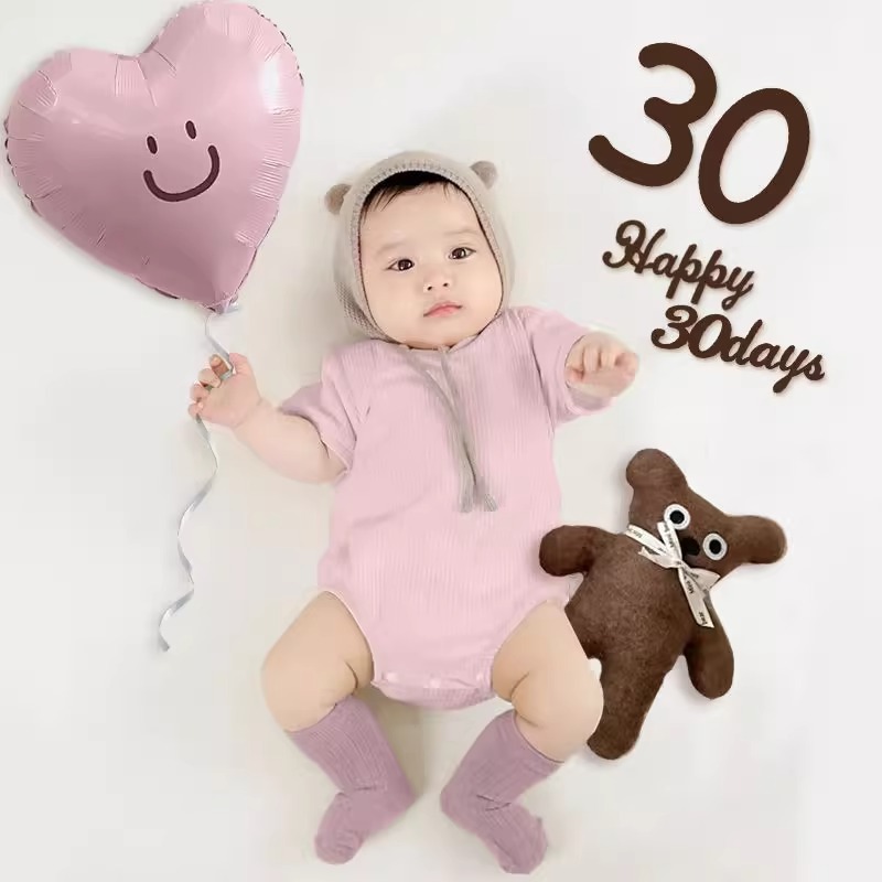 百天满月龙宝宝床上100拍照道具背景布仪式感布置新生儿男女装饰