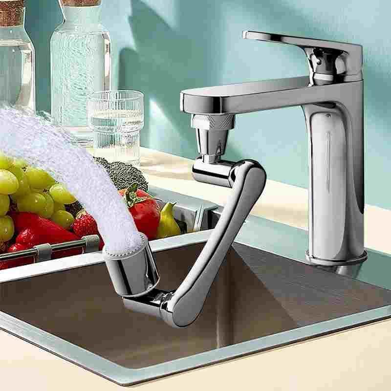 水龙头延伸器厨房洗菜盆万能接头防溅神器机械臂长万向嘴笼头通用