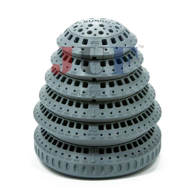 美国产Burro 珠宝镶嵌车针收纳盒系统 可旋转收纳整理支架