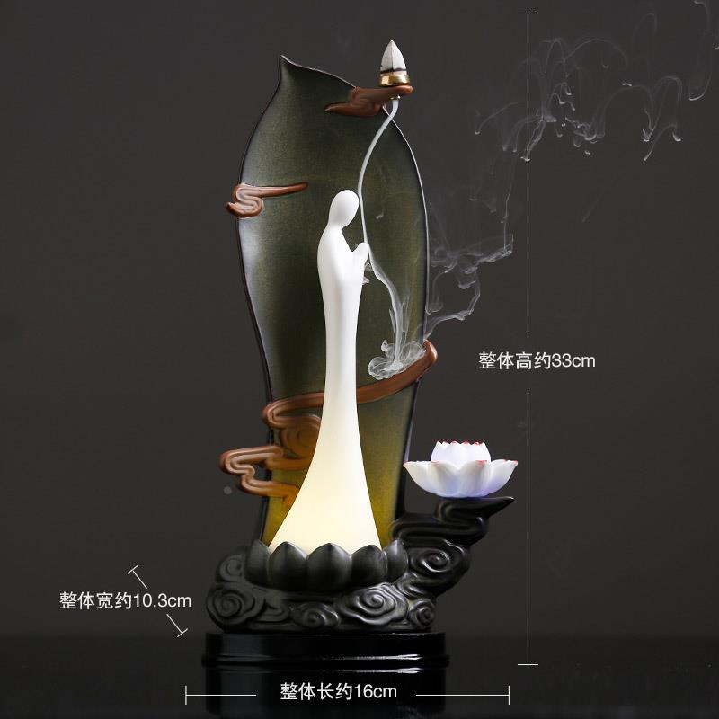 新中式禅意摆件创意家居软装饰品客厅玄关博古架电视柜酒柜工艺品