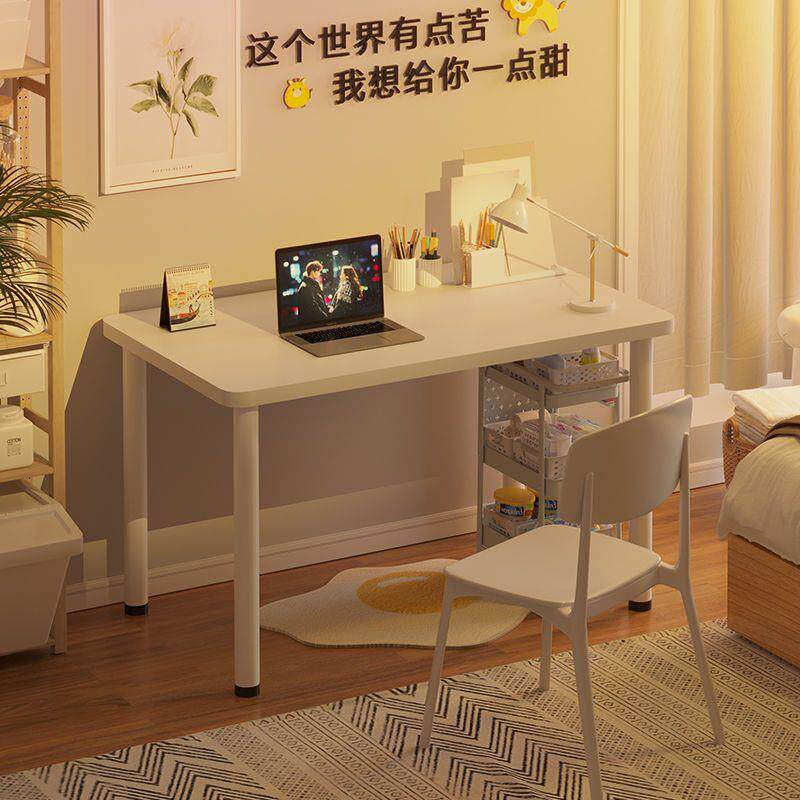 电脑桌家用学生学习书桌ins风女生卧室写字台出租房桌子梳妆台