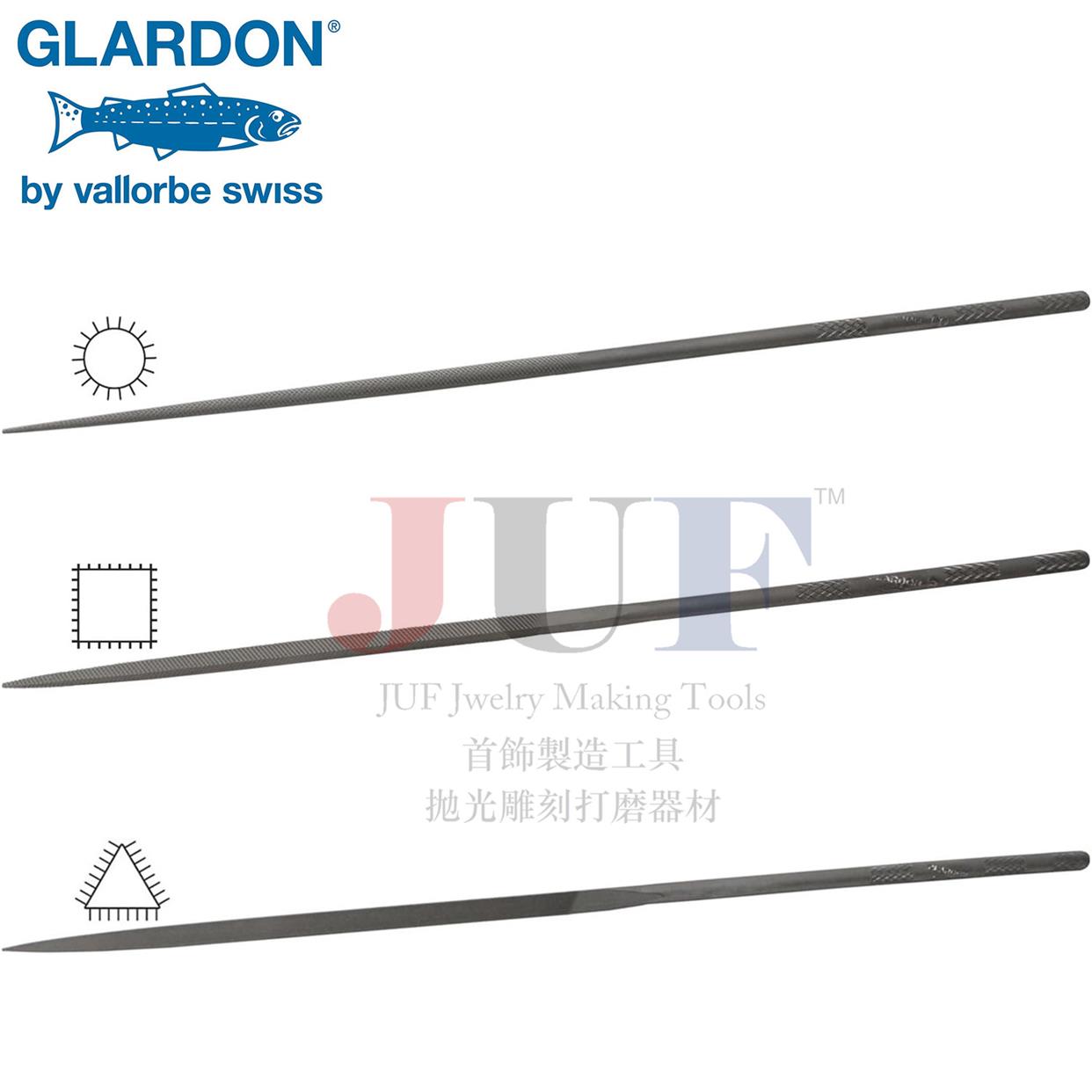 瑞士Vallorbe鱼唛牌金工整形锉刀 三角圆尖四方锉 执模打磨去毛刺