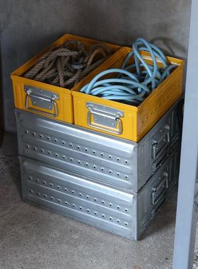 Molly飞机头 dulton 日本红色全金属工具箱 储物箱 收纳盒117-327