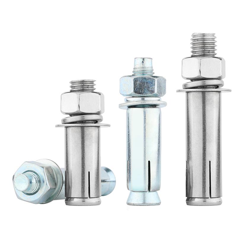 304/201/316不锈钢外膨胀螺丝螺栓镀锌加长拉爆管螺丝M6M8M10M12