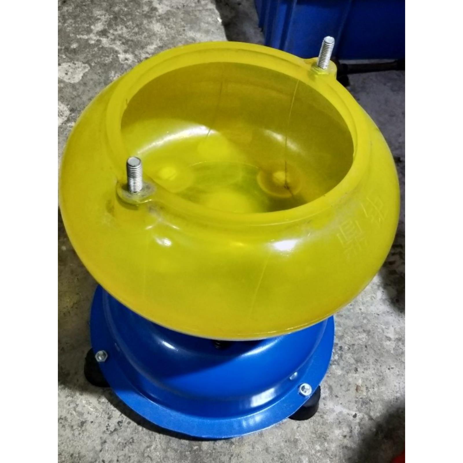 8寸10寸PU古型无芯抛光机震桶振动研磨机家用玉石翡翠玛瑙打磨机