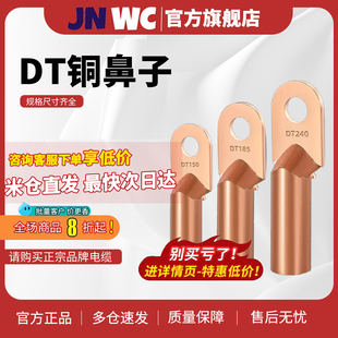 JNWC江南铜鼻子DT16 120平方接线端子铜线耳接头国标