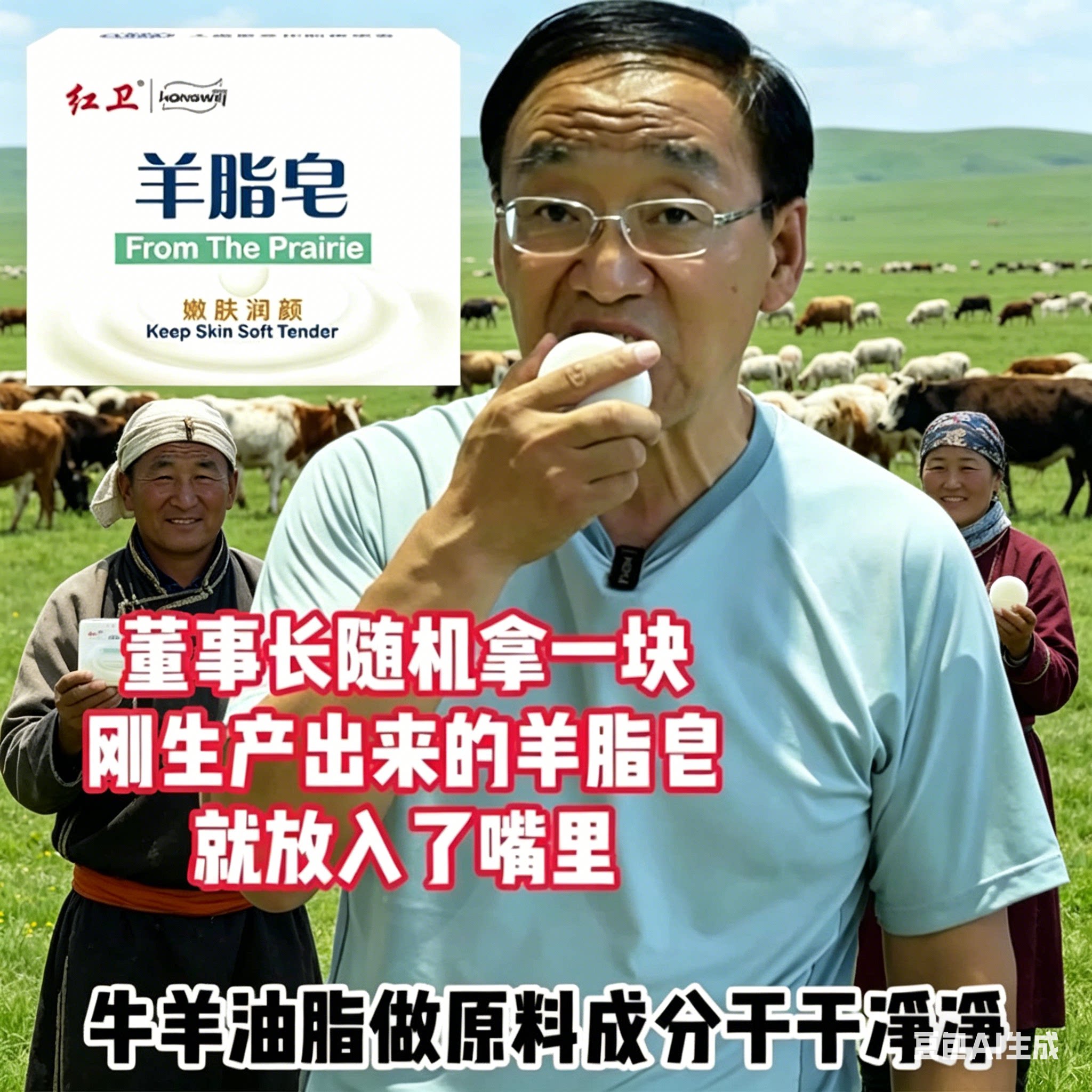 红卫羊脂皂官方旗舰店正品