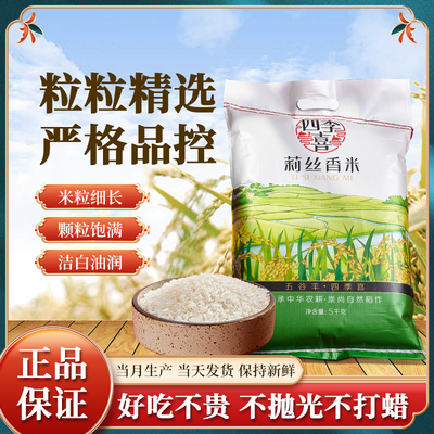 四季喜长粒莉丝香米一级颗粒饱满