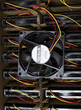 XF-73445全新原装三洋9GA0812H7003 8015静音大风量风扇12V 0.09A