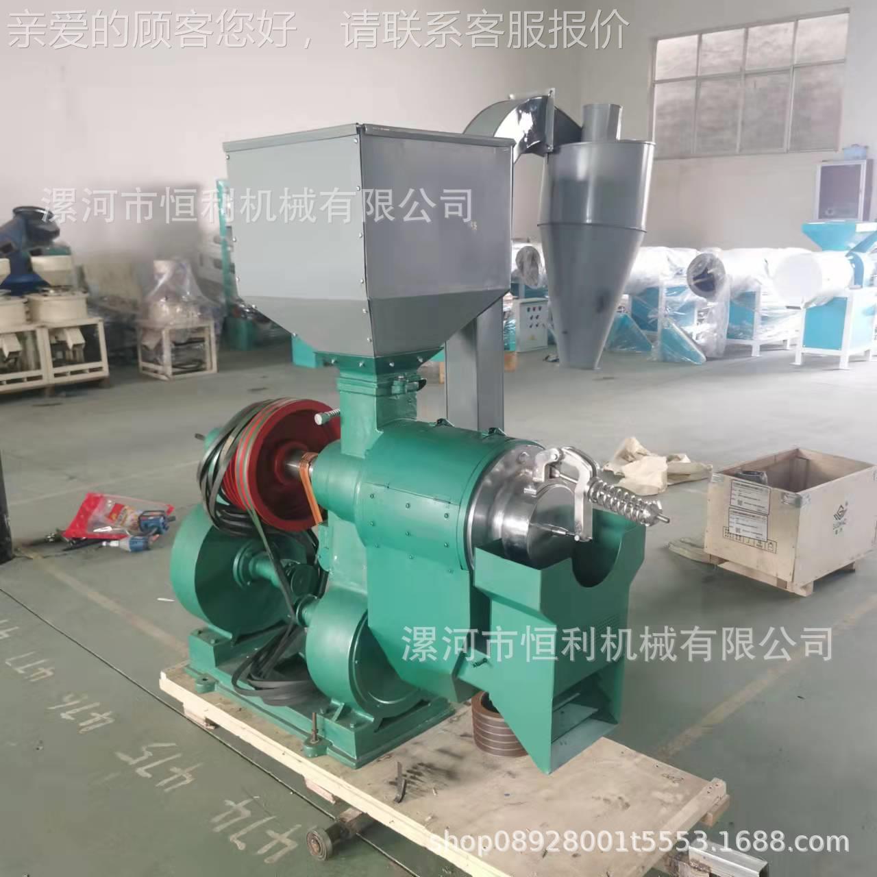 玉米脐脱皮 具有玉米脱皮抛光除黑脱胚 1OOT机喷50型双风道风碾米