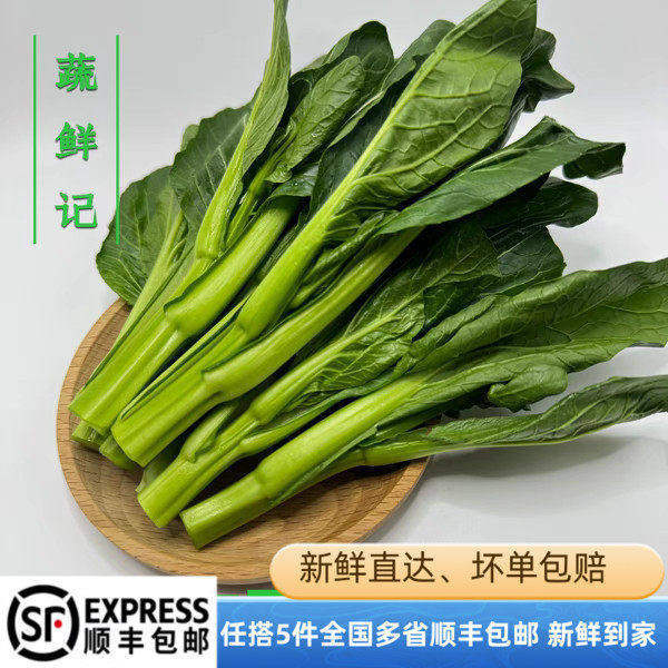 宁夏供港小菜心甜菜心仔菜心苗迷你青菜心苔鲜嫩广东菜心新鲜蔬菜