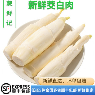 【蔬鲜记】新鲜茭白肉 不用扒叶子 清洗方便
