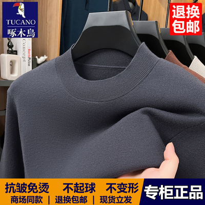 啄木鸟男士羊毛衫羊绒毛衣针织衫