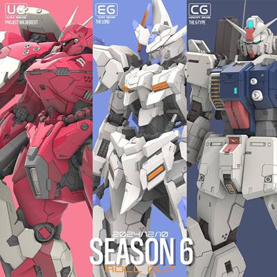 rockyq高达第六季3款3d打印图纸stl模型手办高精素材文件