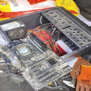 【议价】B85-HD3大板拆机主板ddr3的8g内存两根和i5-