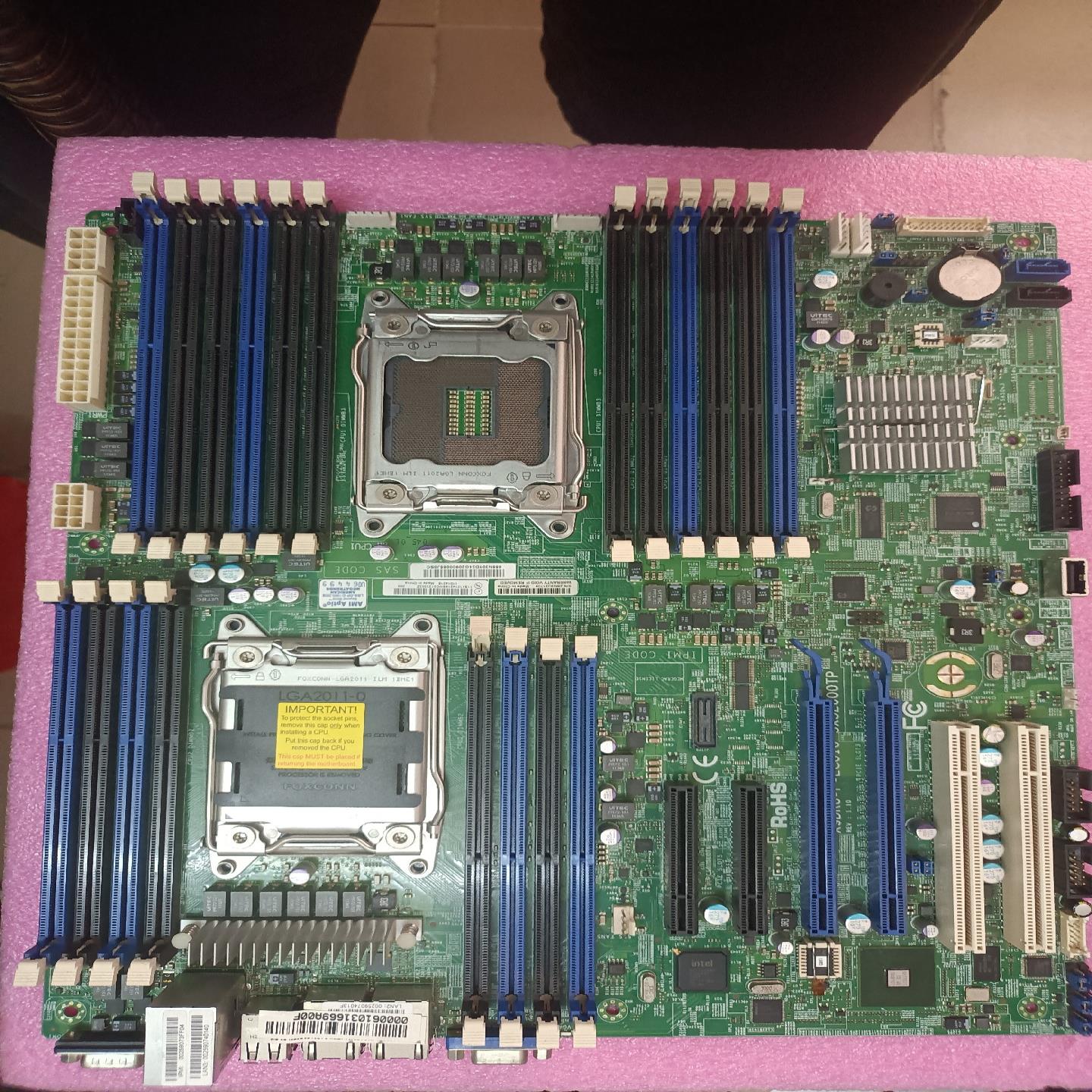 【议价】服务器主板X9DR6X9DR6-F-LC010 SX5260