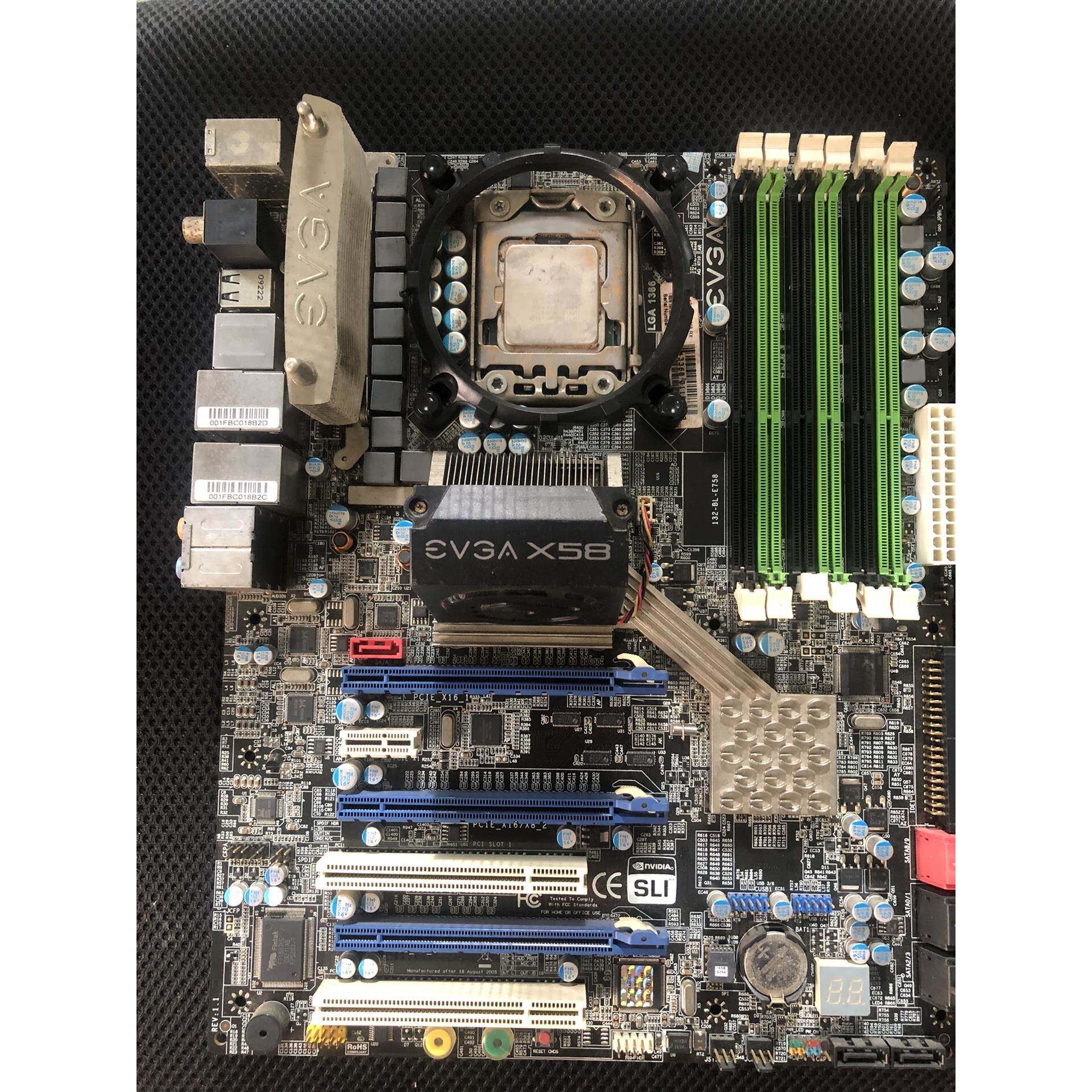 【议价】EVGA X58 主板 拆机下来，功能完好