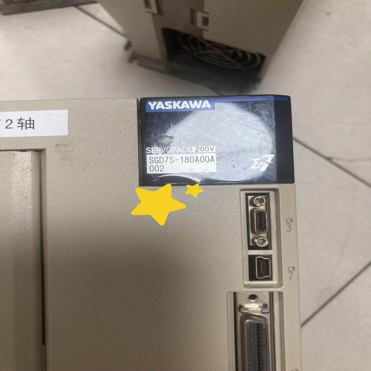 【议价】SGD7S-180A00A002安川七代驱动器功能完好可录测