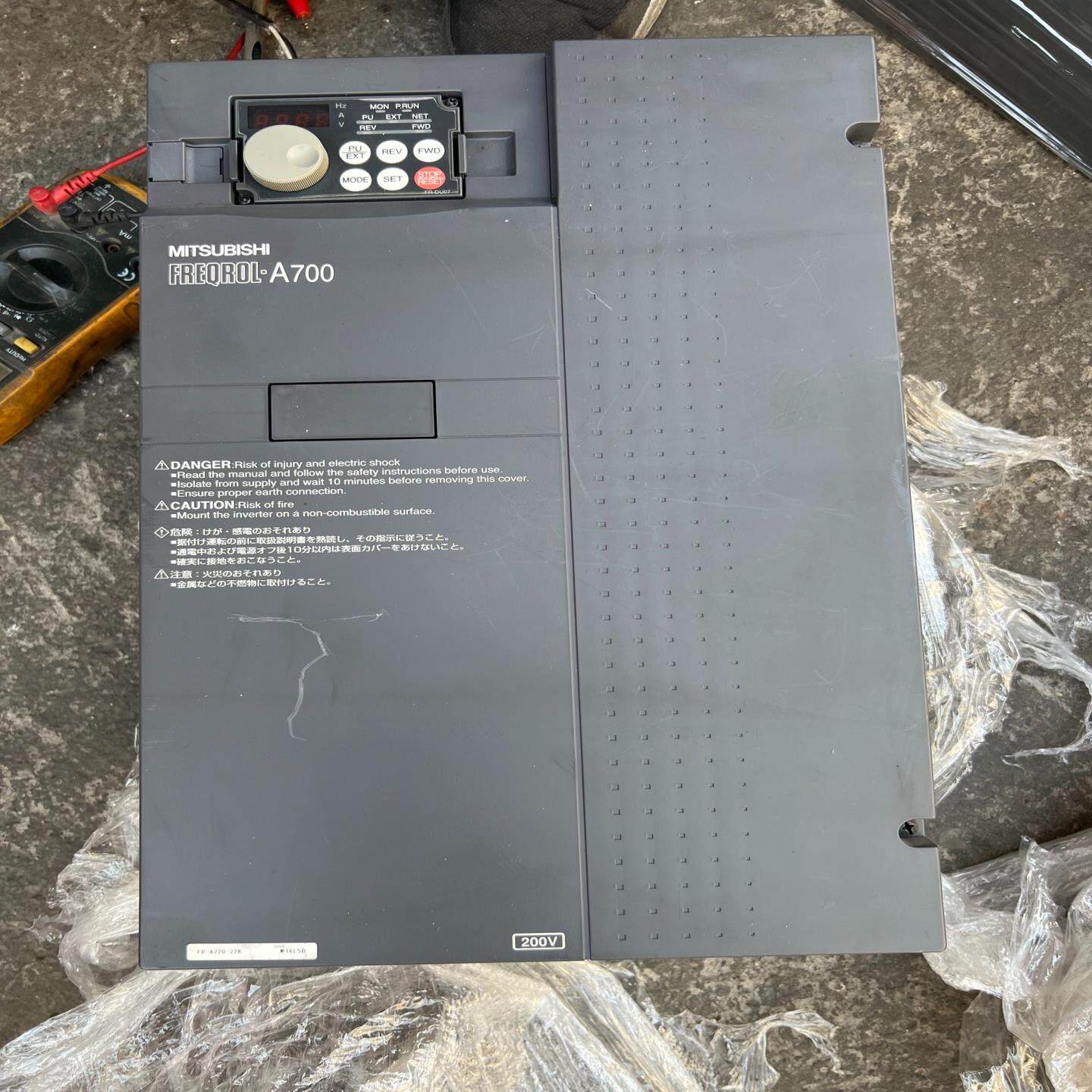 【议价】拆机原装三菱变频器FR-A720-22K 现货当天发