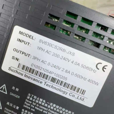 【议价】汇川伺服驱动器SV630CS2R8I-JXS，400W功率，