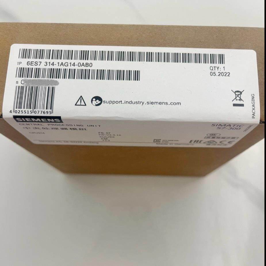 【议价】6ES7314-1AG14-0AB0西门子300CPU实图