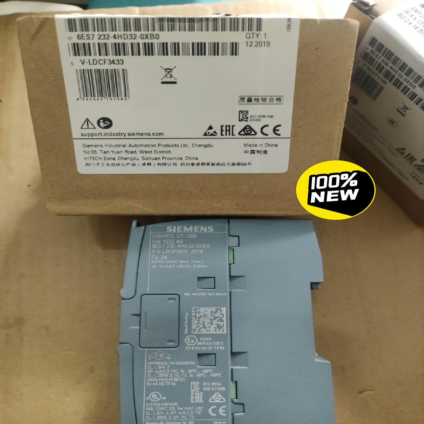 【议价】西门子 SM1232 模拟量输出模块新的开封了