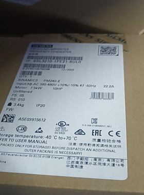 【议价】6SL3210-1PE21-8UL0全新原装正品保内现货秒拍