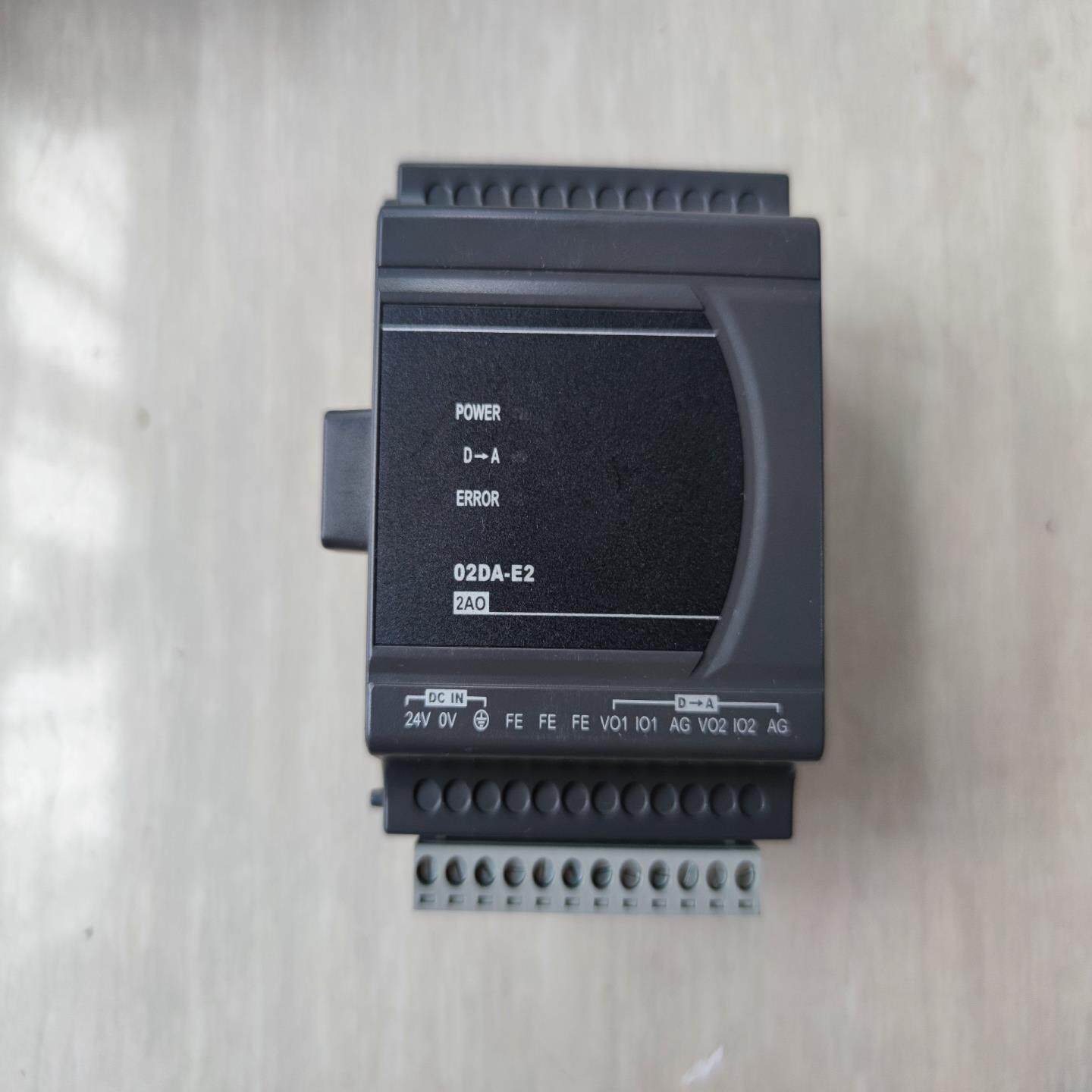 【议价】台达PLC扩展模块DVP02DA-E2成色实物图功能正常