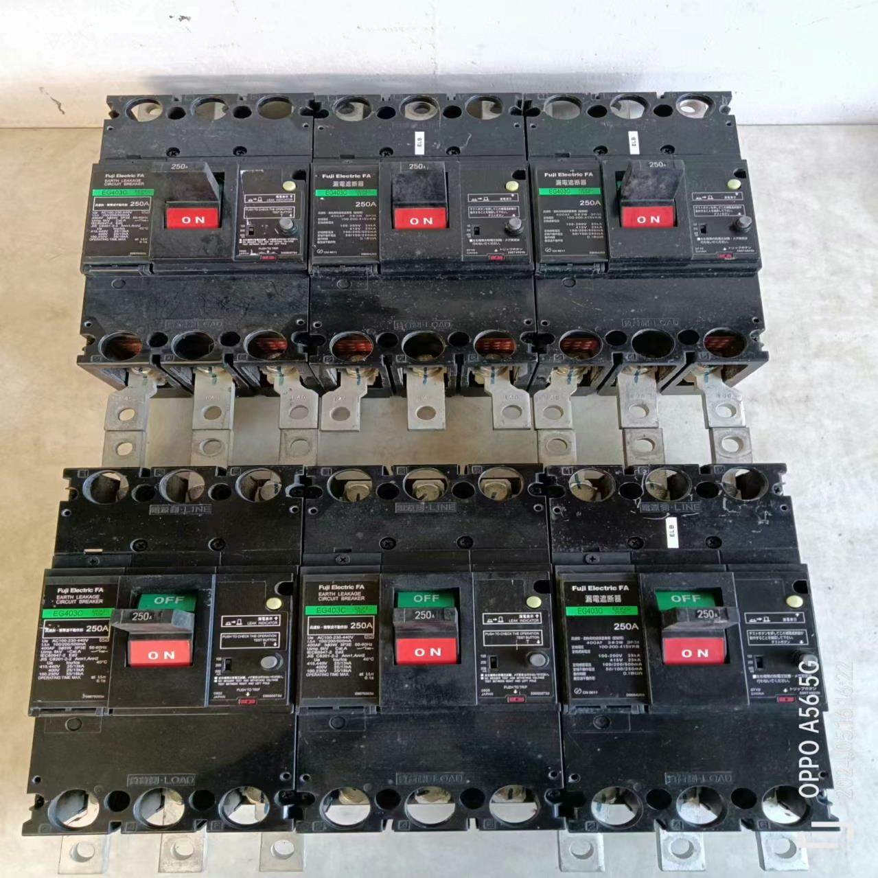 【议价】富士漏电开关EG403C250a实物拍摄成色如图功能