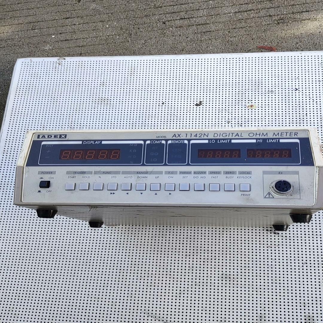 【议价】日本ADEX产线下来的AX-1142N数字式欧姆表 实物拍摄