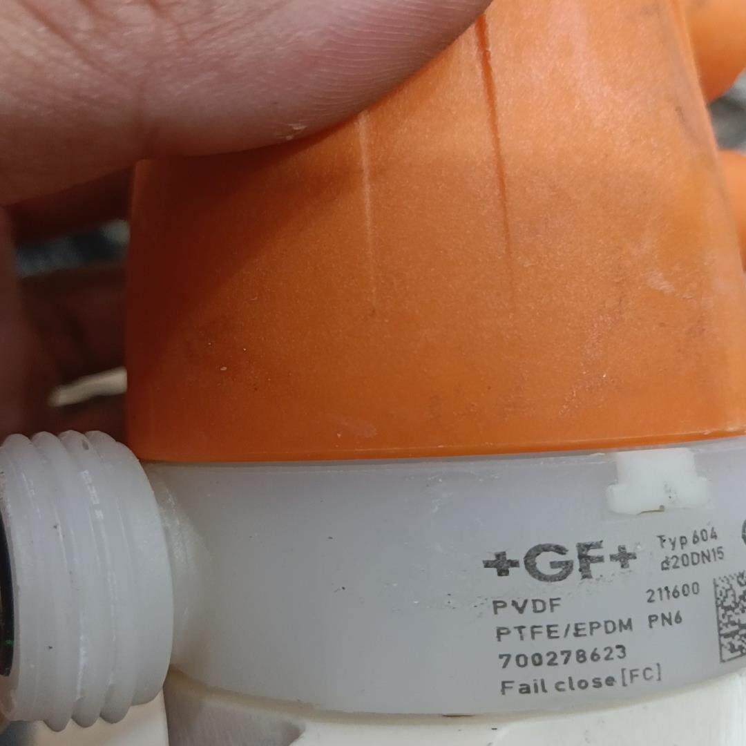 【议价】+GF +拆机原装正品PVDF气动隔膜阀成色如图售出不退